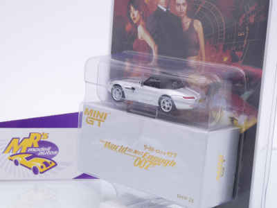Preview: TSM MINI GT MGT00906-007J # BMW Z8 " James Bond World is not Enough JPN " 1:64