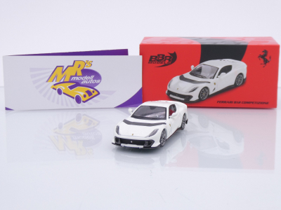 BBR Models BBRFER64010 # Ferrari 812 Competitizione Bj 2024 " Bianco Avus " 1:64