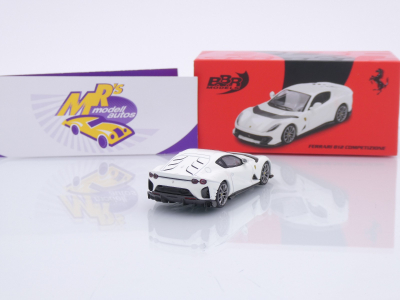 Preview: BBR Models BBRFER64010 # Ferrari 812 Competitizione Bj 2024 " Bianco Avus " 1:64