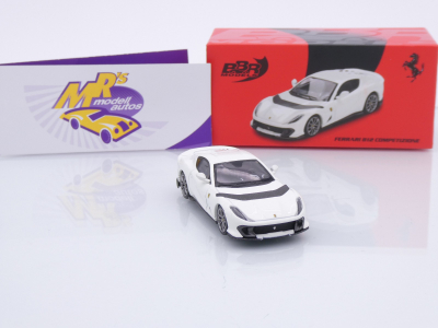 Preview: BBR Models BBRFER64010 # Ferrari 812 Competitizione Bj 2024 " Bianco Avus " 1:64