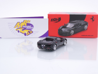 Preview: BBR Models BBRFER64003 # Ferrari 296 GTB Baujahr 2024 " Nero Daytona " 1:64
