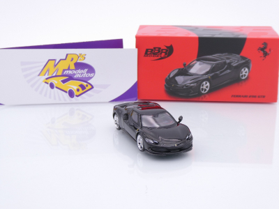 Preview: BBR Models BBRFER64003 # Ferrari 296 GTB Baujahr 2024 " Nero Daytona " 1:64