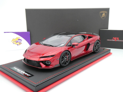 MR Collection LAMBO062SE # Lamborghini Temerario Baujahr 2024 " Rosso Efesto " 1:18