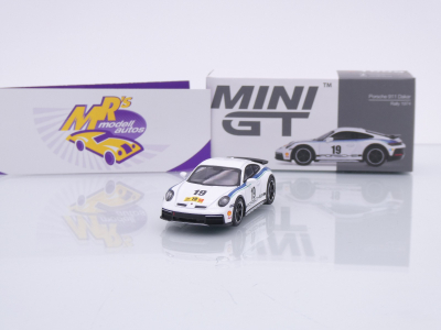 TSM MINI GT MGT01009-L # Porsche 911 992 Dakar " Rallye Design Package 74 " 1:64