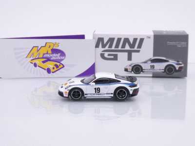 Preview: TSM MINI GT MGT01009-L # Porsche 911 992 Dakar " Rallye Design Package 74 " 1:64