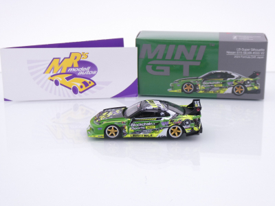 Preview: TSM MINI GT MGT00823-R # Nissan Silvia S15 LB-Super " Formula Drift 2024 " 1:64