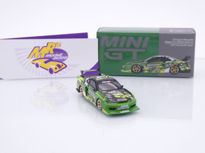 Preview: TSM MINI GT MGT00823-R # Nissan Silvia S15 LB-Super " Formula Drift 2024 " 1:64