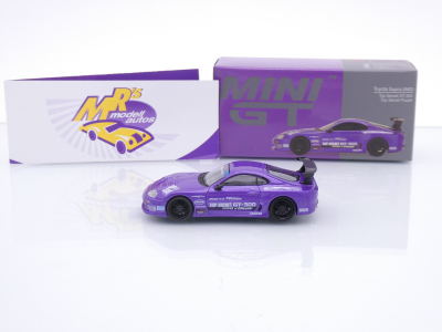 Preview: TSM MINI GT MGT01067-L # Toyota Supra MK4 A80 GT-300 " Top Secret Purple " 1:64