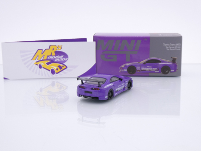 Preview: TSM MINI GT MGT01067-L # Toyota Supra MK4 A80 GT-300 " Top Secret Purple " 1:64