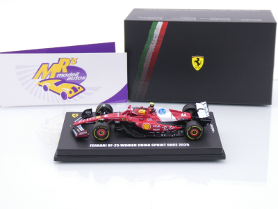 Preview: Look Smart LS64025 # Ferrari SF-25 F1 Winner China Sprint 2025 " Lewis Hamilton " 1:64