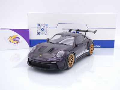 Solido S1812103 # Porsche 911 (992) GT3 RS Baujahr 2024 " lilametallic " 1:18