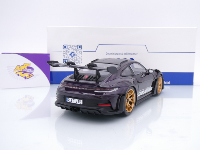 Preview: Solido S1812103 # Porsche 911 (992) GT3 RS Baujahr 2024 " lilametallic " 1:18