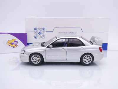 Preview: Solido S1812303 # Subaru Impreza WRX STI Baujahr 2004 " silbermetallic " 1:18