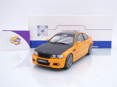 Solido S1806509 # BMW M3 (E46) Coupe Baujahr 2000 " orange Solido Works " 1:18