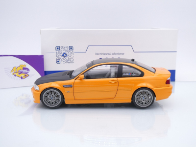 Preview: Solido S1806509 # BMW M3 (E46) Coupe Baujahr 2000 " orange Solido Works " 1:18