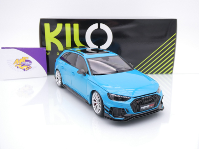 Kilo Works KLW002303 # Audi RS4 Avant Baujahr 2024 " hellblaumetallic " 1:18