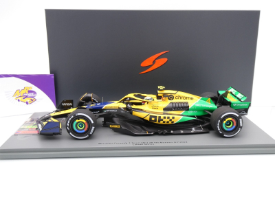Preview: Spark 18S997 # McLaren MCL38 F1 #4 4th Monaco GP 2024 " Lando Norris " 1:18