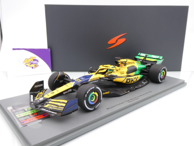 Spark 18S998 # McLaren MCL38 F1 #81 2nd Monaco GP 2024 " Oscar Piastri " 1:18