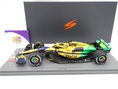 Preview: Spark 18S998 # McLaren MCL38 F1 #81 2nd Monaco GP 2024 " Oscar Piastri " 1:18