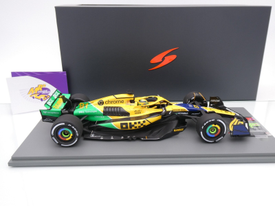 Preview: Spark 18S998 # McLaren MCL38 F1 #81 2nd Monaco GP 2024 " Oscar Piastri " 1:18