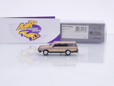 Preview: Minichamps 870171412 # Volvo 240 GL Break Baujahr 1986 " goldmetallic " 1:87