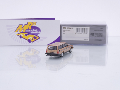 Preview: Minichamps 870171412 # Volvo 240 GL Break Baujahr 1986 " goldmetallic " 1:87