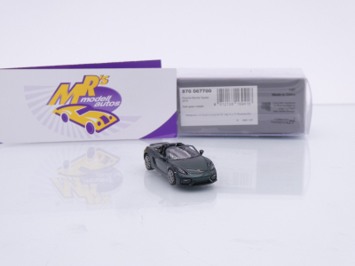 Preview: Minichamps 870067700 # Porsche 718 981 Boxster Spyder Baujahr 2019 " dunkelgrünmetallic " 1:87