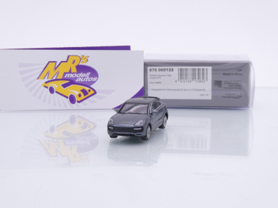 Minichamps 870069122 # Porsche Cayenne Turbo Coupe Baujahr 2019 " graumetallic " 1:87