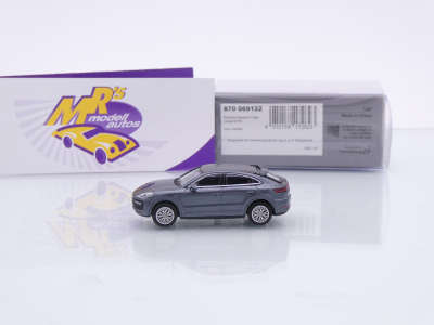 Preview: Minichamps 870069122 # Porsche Cayenne Turbo Coupe Baujahr 2019 " graumetallic " 1:87