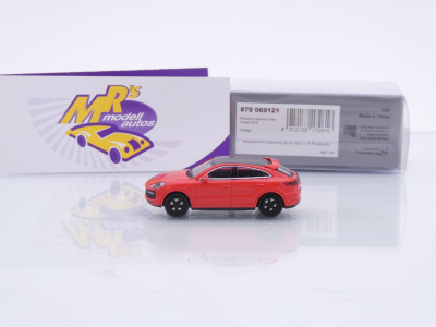 Preview: Minichamps 870069121 # Porsche Cayenne Turbo Coupe Baujahr 2019 " orange " 1:87