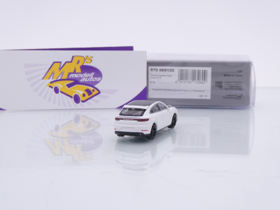 Preview: Minichamps 870069120 # Porsche Cayenne Turbo Coupe Baujahr 2019 " weiß " 1:87