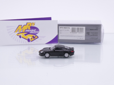 Preview: Minichamps 870068174 # Porsche 911 (996) Turbo Baujahr 2000 " schwarz " 1:87