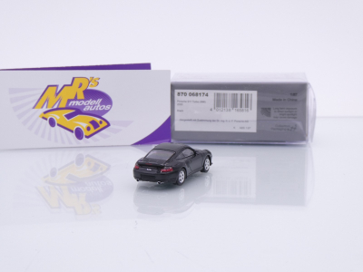 Preview: Minichamps 870068174 # Porsche 911 (996) Turbo Baujahr 2000 " schwarz " 1:87