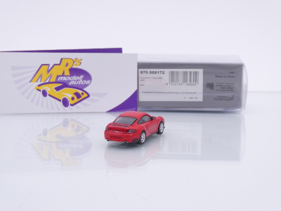 Preview: Minichamps 870068172 # Porsche 911 (996) Turbo Baujahr 2000 " indischrot " 1:87