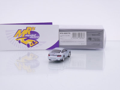 Preview: Minichamps 870068170 # Porsche 911 (996) Turbo Baujahr 2000 " silbermetallic " 1:87