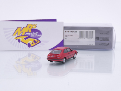 Preview: Minichamps 870170124 # Saab 900 Coupe Baujahr 1995 " dunkelrot " 1:87