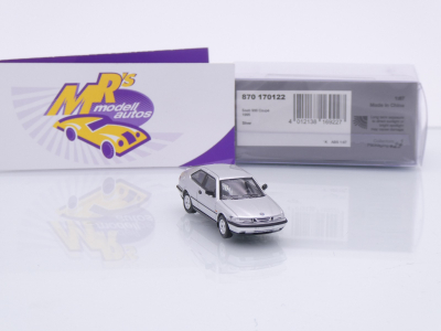 Preview: Minichamps 870170122 # Saab 900 Coupe Baujahr 1995 " silbermetallic " 1:87