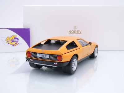 Preview: Norev 183050 # Mercedes-Benz C 111-II Baujahr 1970 " orangemetallic " 1:18