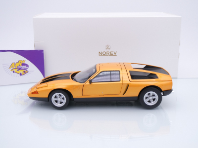 Preview: Norev 183050 # Mercedes-Benz C 111-II Baujahr 1970 " orangemetallic " 1:18