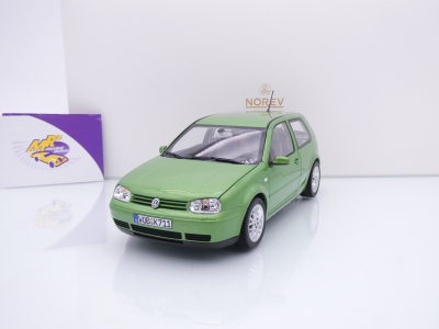 Norev 188571 # Volkswagen VW Golf IV GTI Baujahr 1998 " grünmetallic " 1:18