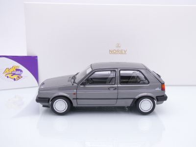 Preview: Norev 188564 # Volkswagen VW Golf II Champion Baujahr 1989 " graumetallic " 1:18