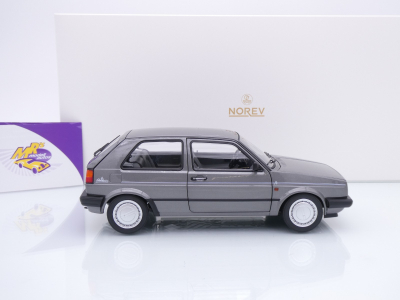 Preview: Norev 188564 # Volkswagen VW Golf II Champion Baujahr 1989 " graumetallic " 1:18