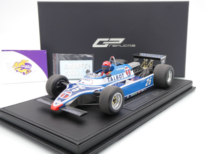GP Replicas GP149AWD # Ligier JS17B F1 #25 Detroit US GP 1982 " Eddie Cheever " 1:18