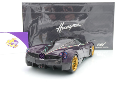 Preview: Almost Real 850331001 # Pagani Huayra Baujahr 2016 " Dinastia Yazi Purple " 1:18