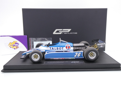 Preview: GP Replicas GP149B # Ligier JS17B F1 #26 6th Detroit US GP 1982 " Jacques Laffite " 1:18