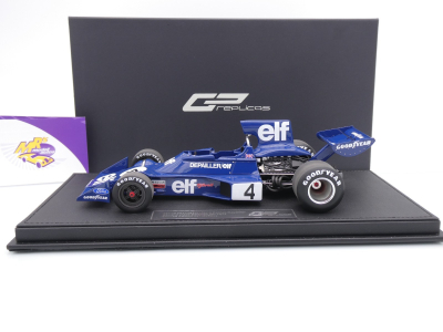 Preview: GP Replicas GP145B # Tyrrell 007 F1 #4 2nd Schweden GP 1974 " Patrick Depailler " 1:18