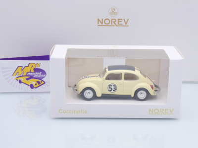 Preview: Norev 841005 # Volkswagen VW Käfer 1303 #53 Baujahr 1973 " Herbie " 1:43