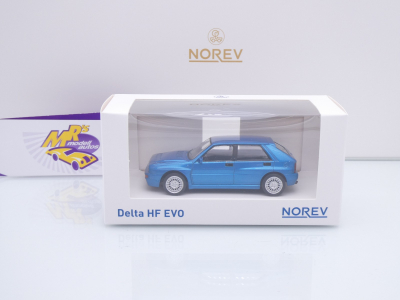 Preview: Norev 780093 # Lancia Delta HF Evo Baujahr 1991 " blaumetallic " 1:43