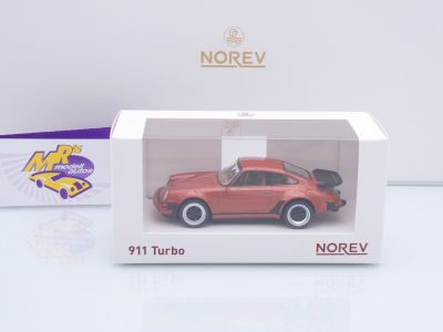 Preview: Norev 750072 # Porsche 911 (930) Turbo Baujahr 1978 " kupfermetallic " 1:43