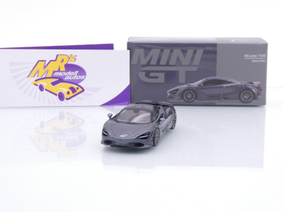 TSM MINI GT MGT00815-L # McLaren 750S LHD Sportwagen Baujahr 2024 " Saros Grey " 1:64